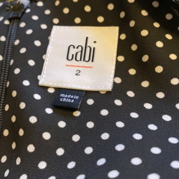 Cabi Crossover Cami, #3787 Polka dot animal print - Picture 7 of 10